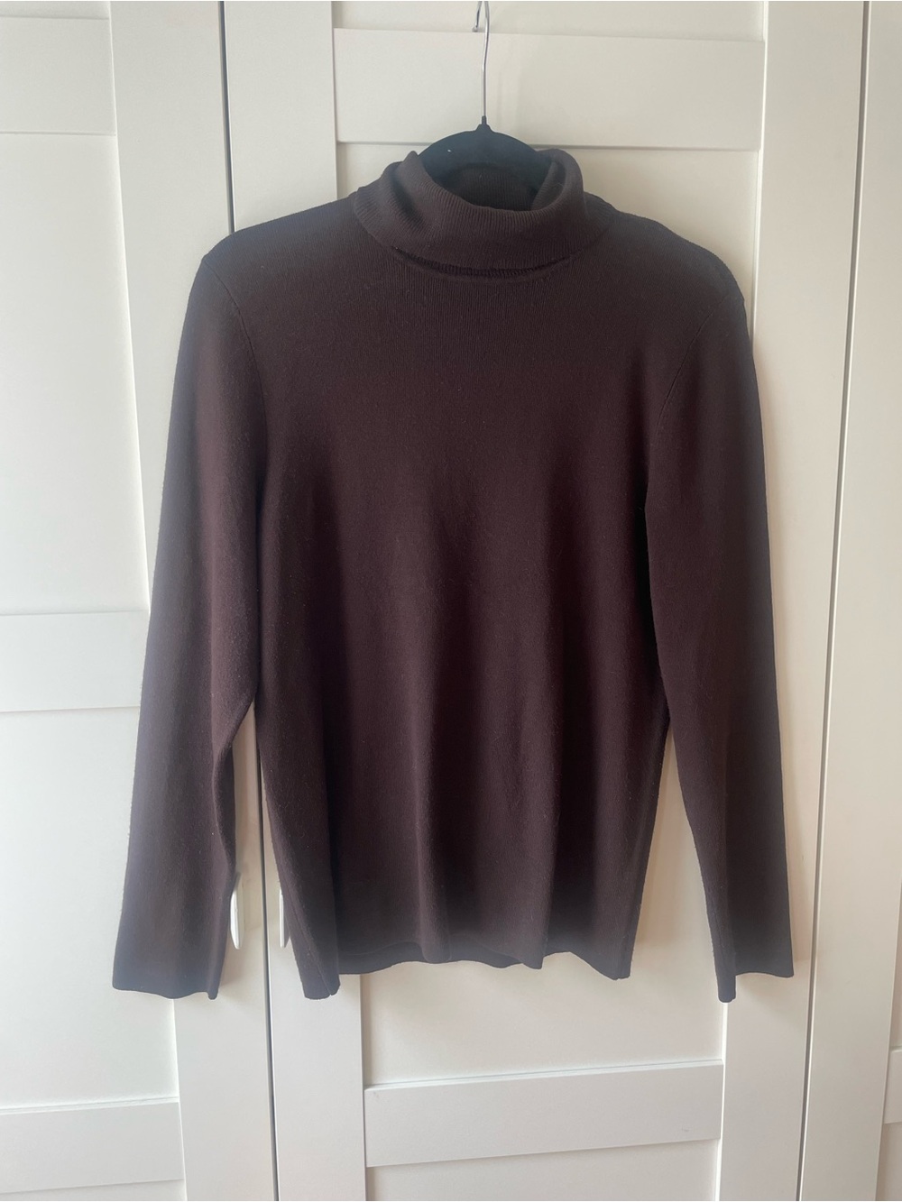 Chico’s Classic Chocolate Brown Turtleneck Sweater